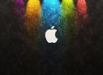 Logo Apple multi couleurs wallpaper