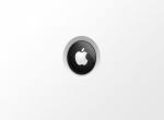 fond ecran  Logo Apple noir et blanc