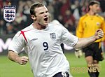 fond ecran  Equipe d'Angleterre : Wayne Rooney