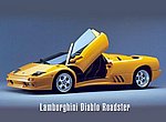 fond ecran  Lamborghini Diablo Roadster