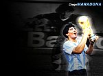 fond ecran  Diego Maradona
