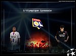 fond ecran  Olympique Lyonnais : Wiltord et Juninho