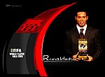 fond ecran  Ronaldinho joueur de l'année