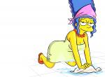 fond ecran  The Simpson : Marge