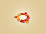 fond ecran  Ubuntu logo