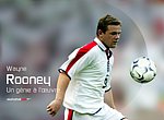 fond ecran  Wayne Rooney en équipe d'Angleterre