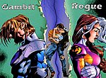 Gambit et Rogue wallpaper