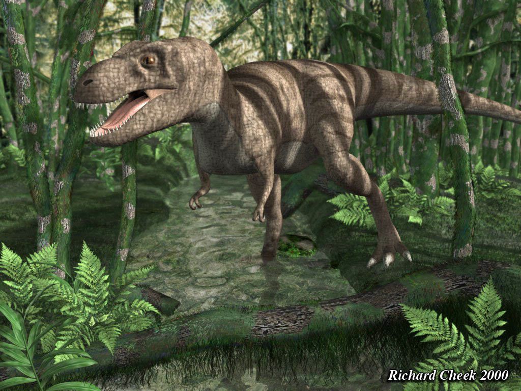 T-Rex en 3D fond ecran T-Rex en 3D
