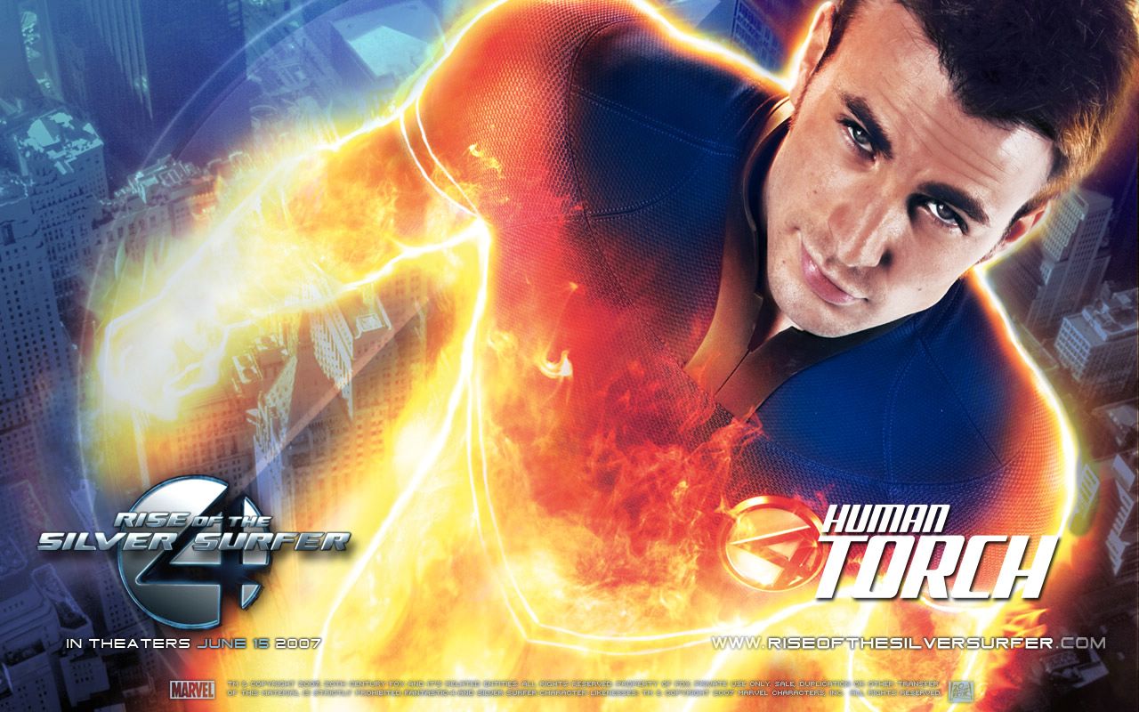 Les 4 Fantastiques : Human Torch fond ecran Les 4 Fantastiques : Human Torch