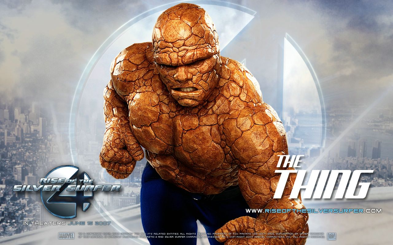 Les 4 Fantastiques : The Thing fond ecran Les 4 Fantastiques : The Thing