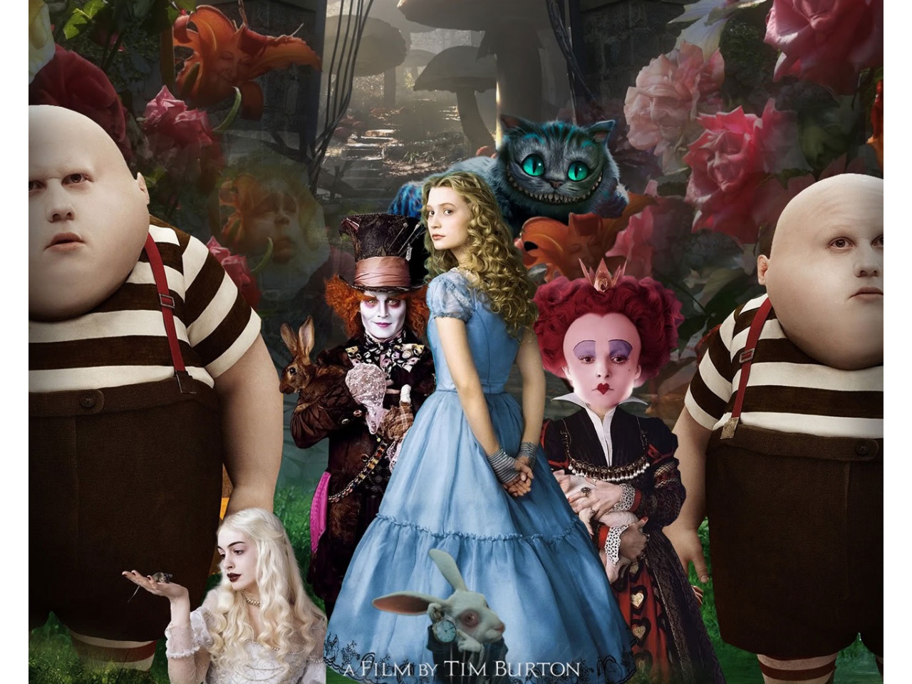 Alice au pays des merveilles fond ecran Alice au pays des merveilles