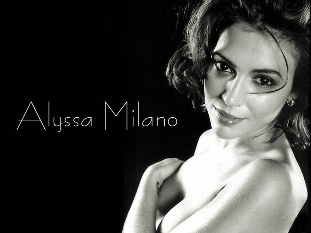 Alyssa Milano fond ecran Alyssa Milano