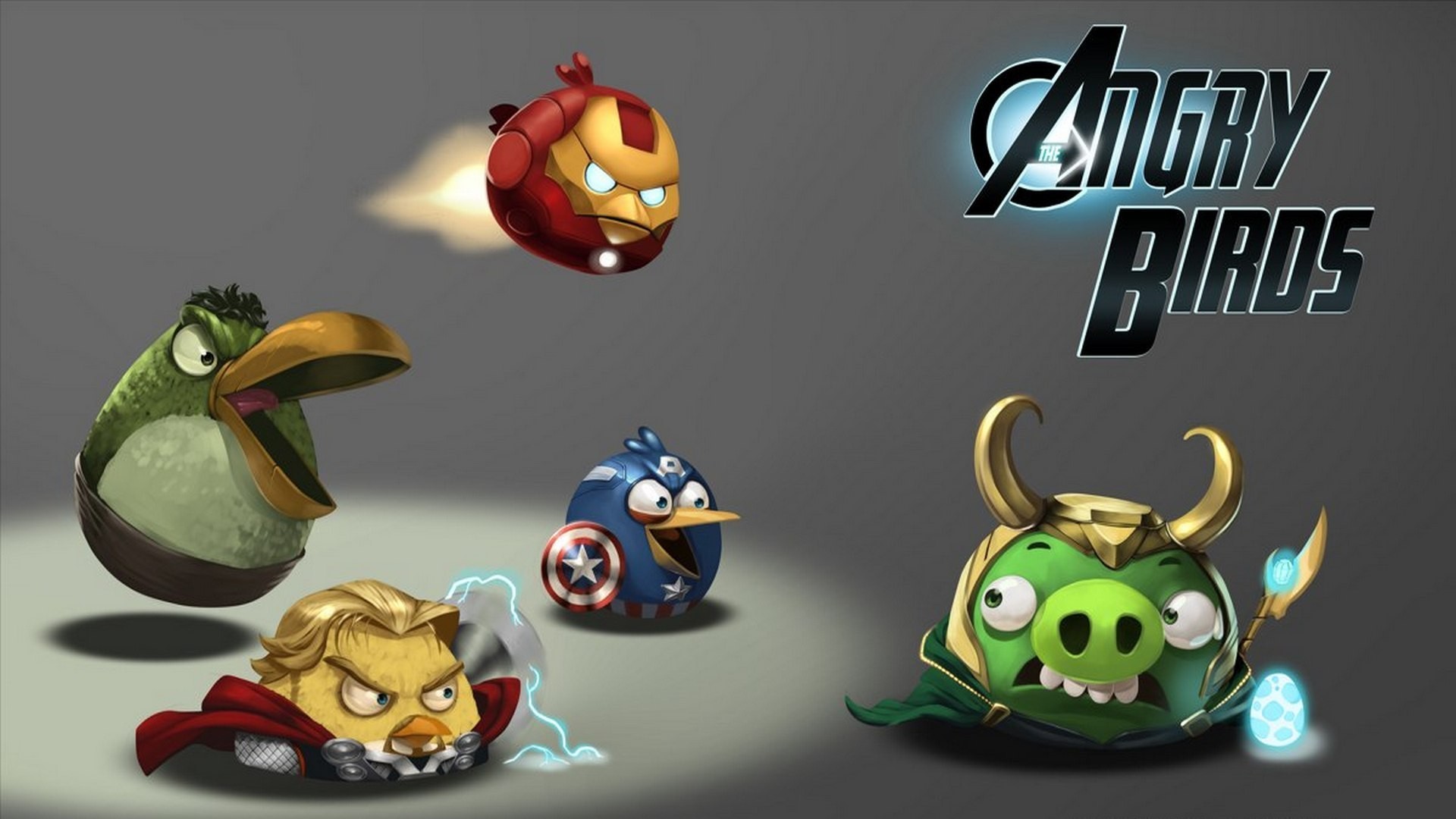 Angry Birds : Avengers fond ecran Angry Birds : Avengers