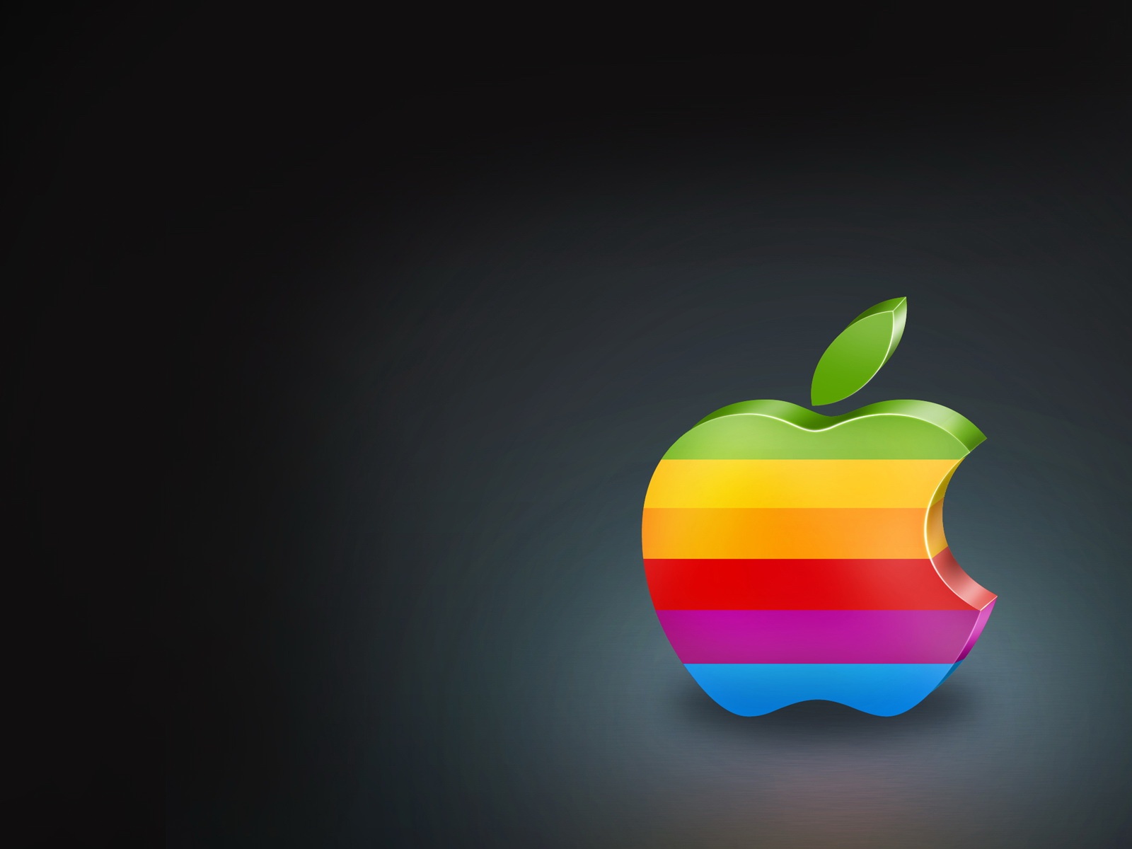 Logo Apple couleur fond ecran Logo Apple couleur
