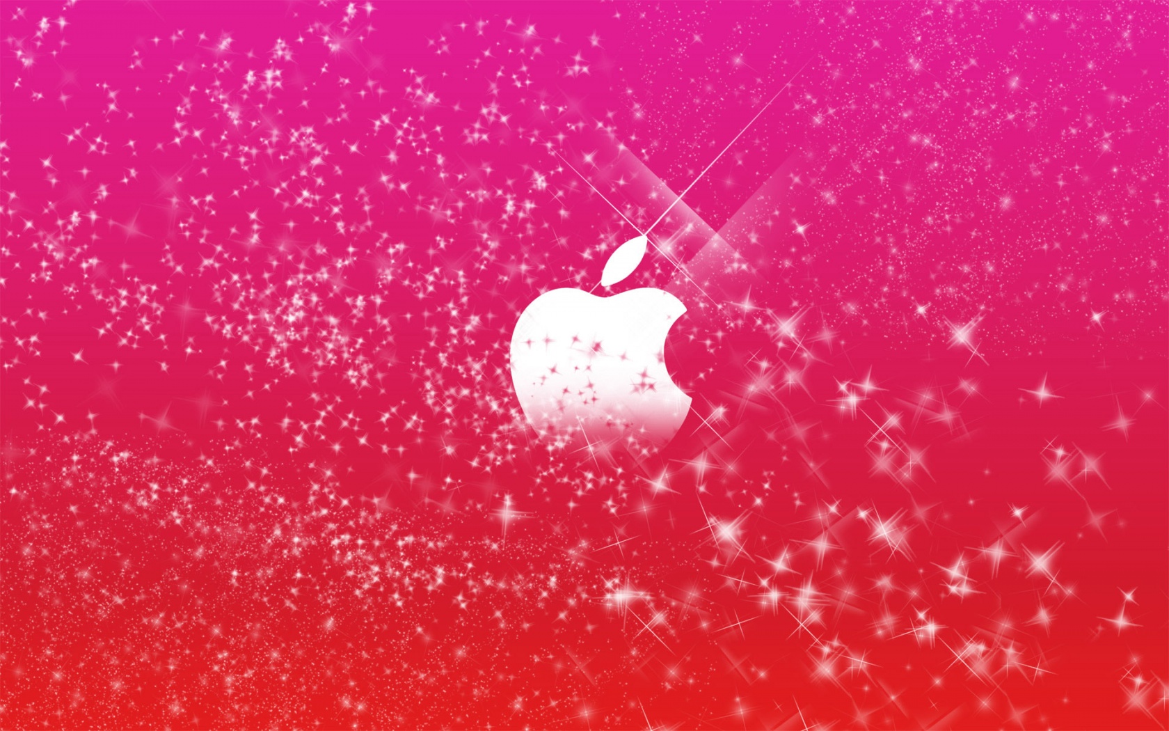 Logo Apple rose fond ecran Logo Apple rose