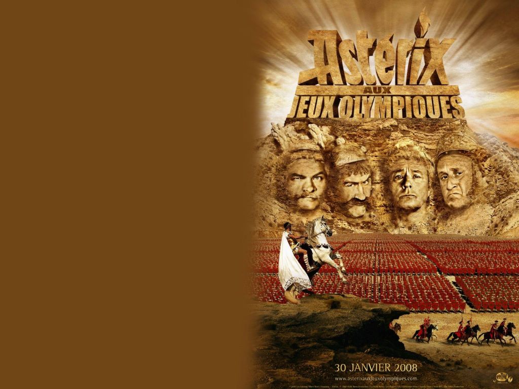 Astérix aux Jeux Olympiques fond ecran Astérix aux Jeux Olympiques