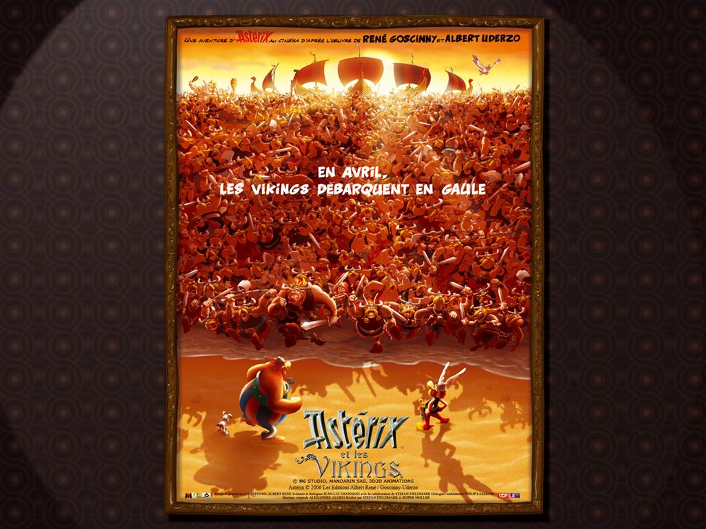 Astérix et les vikings fond ecran Astérix et les vikings