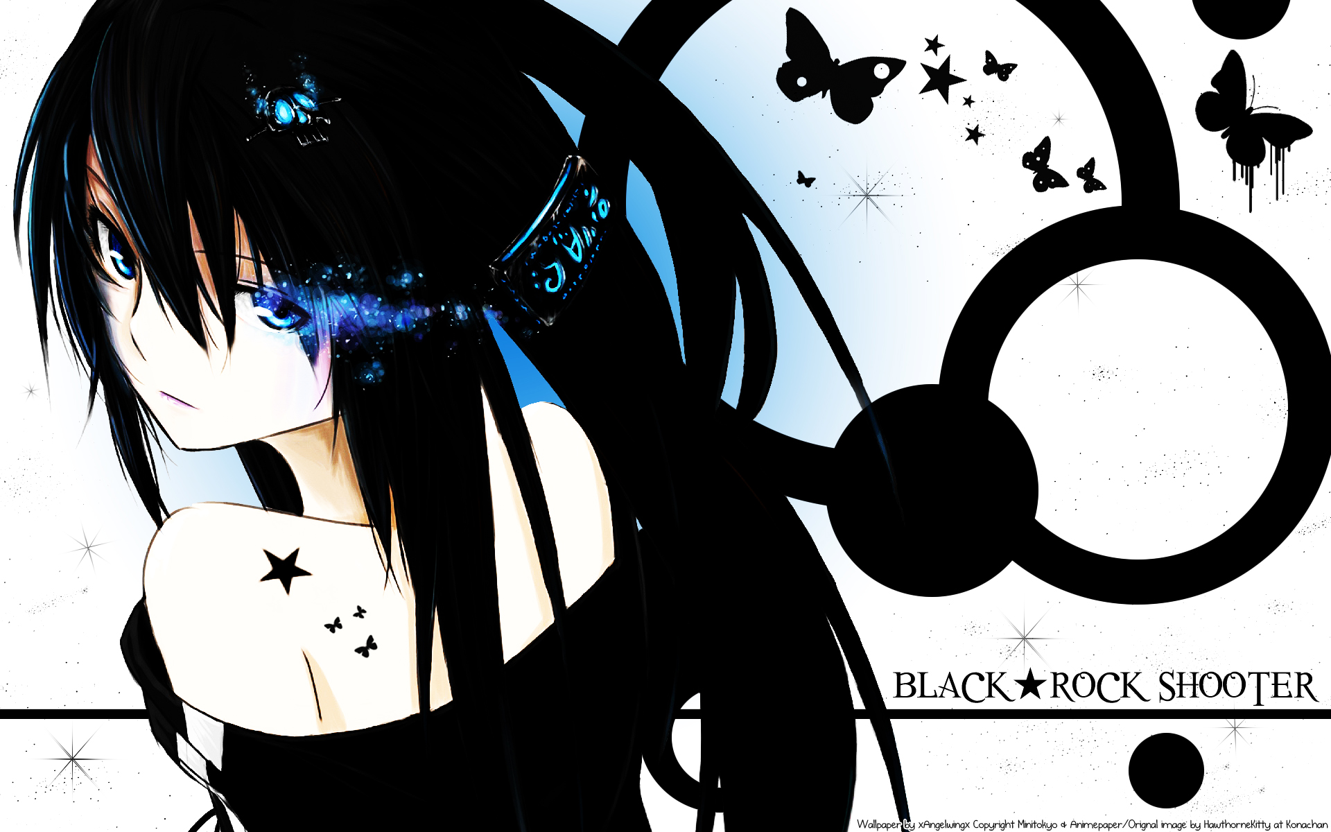 Black Rock Shooter fond ecran Black Rock Shooter