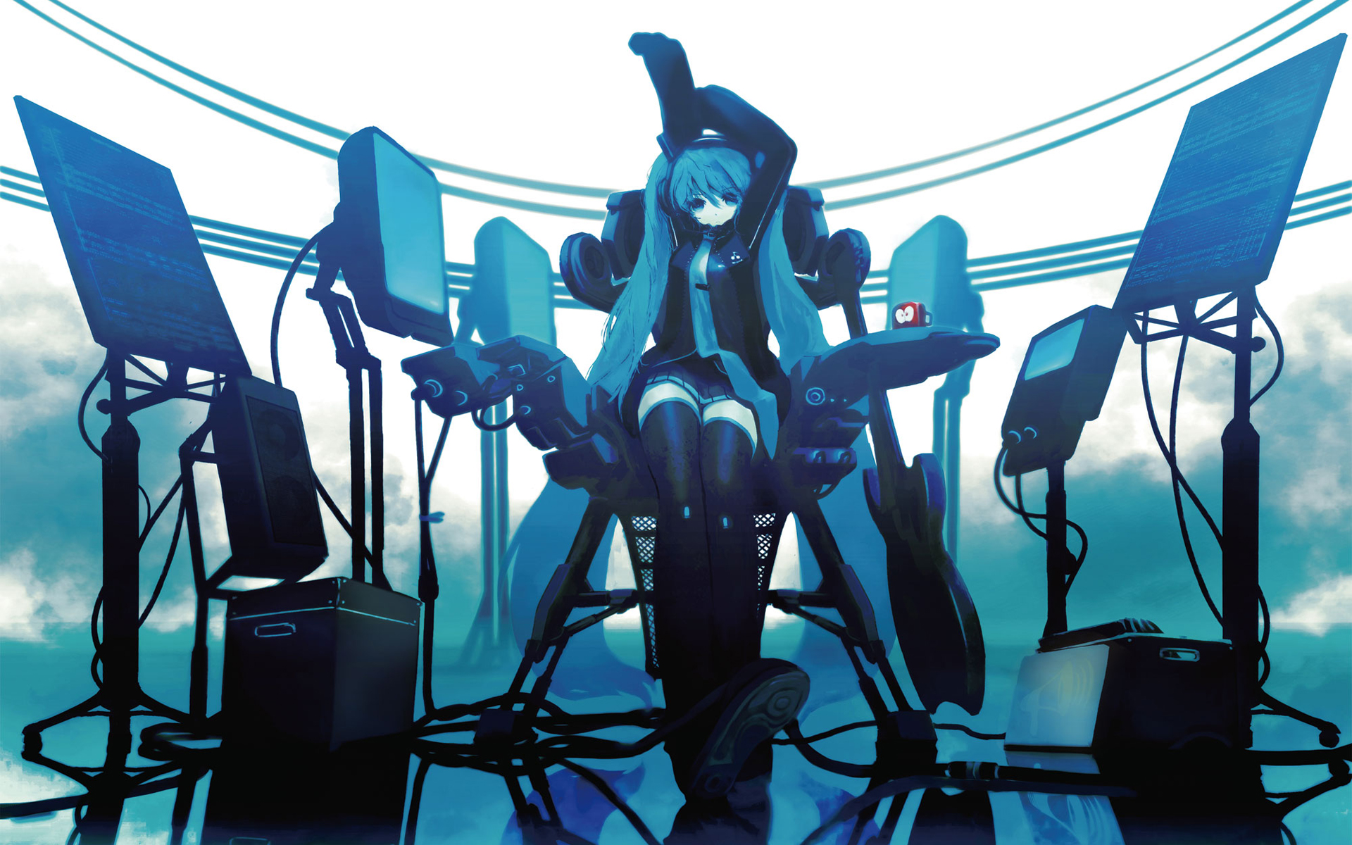Black Rock Shooter fond ecran Black Rock Shooter