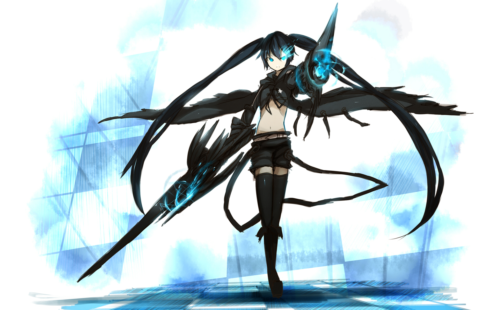 Black Rock Shooter fond ecran Black Rock Shooter