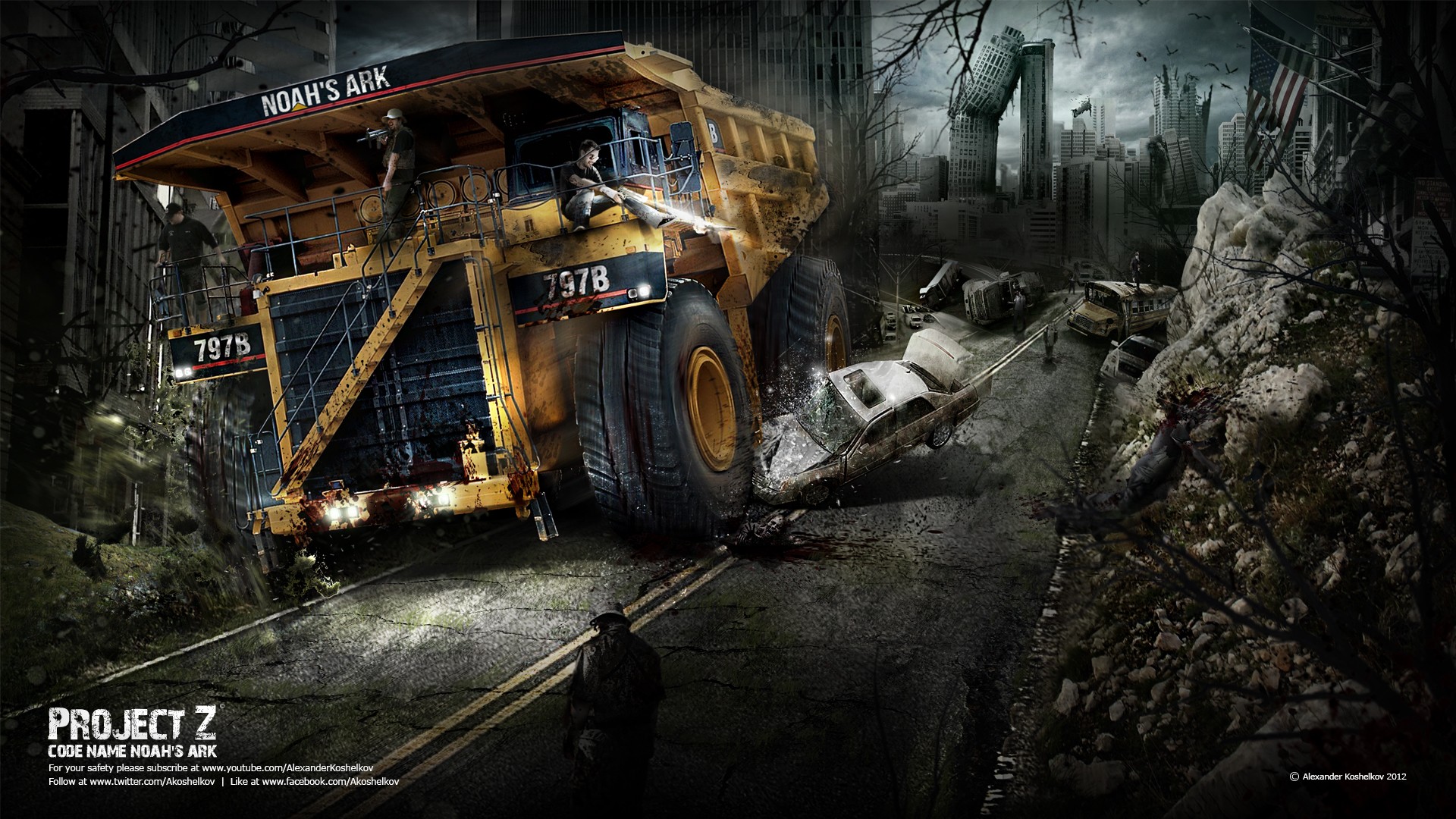 Camion de mine fond ecran Camion de mine