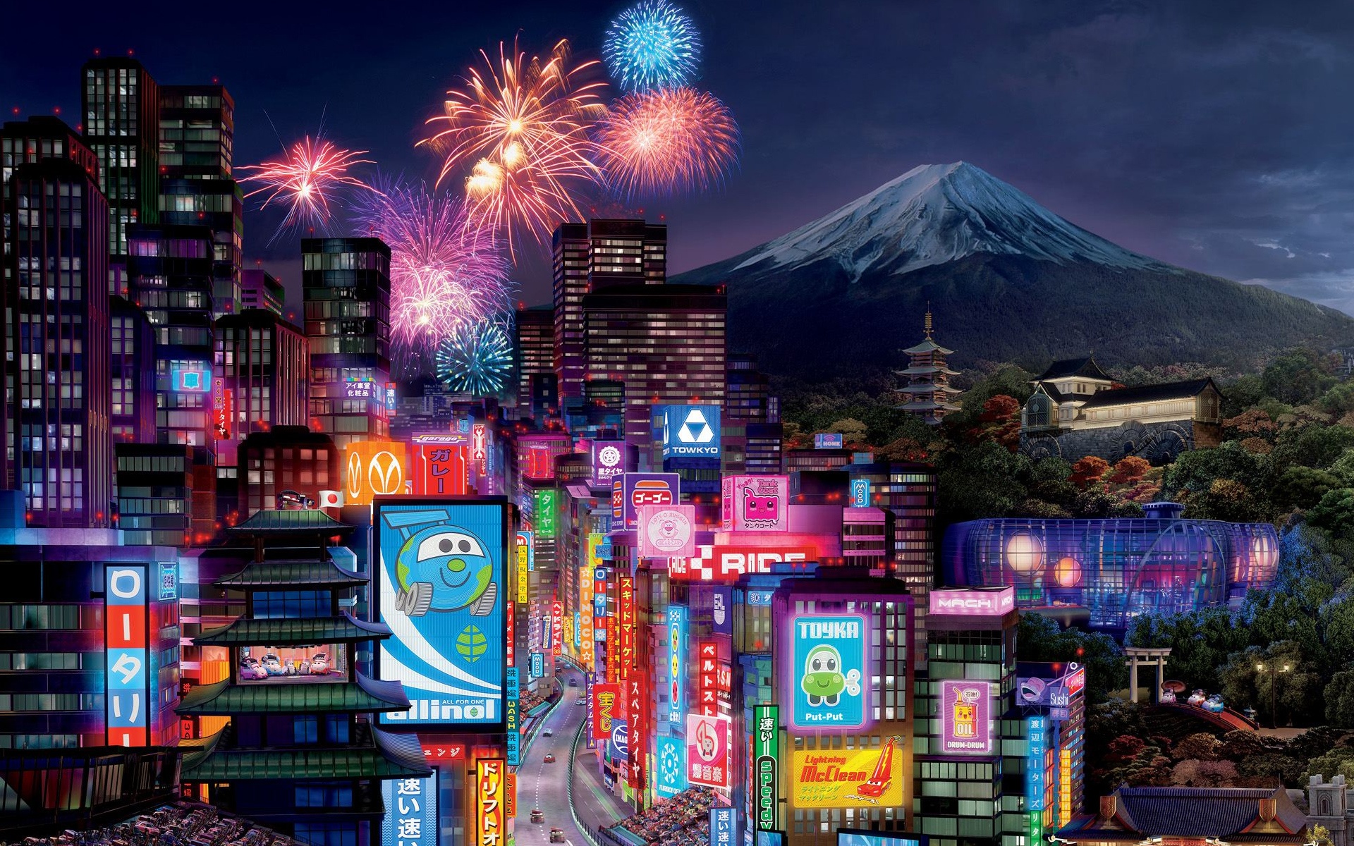Cars 2 : Affiche fond ecran Cars 2 : Affiche