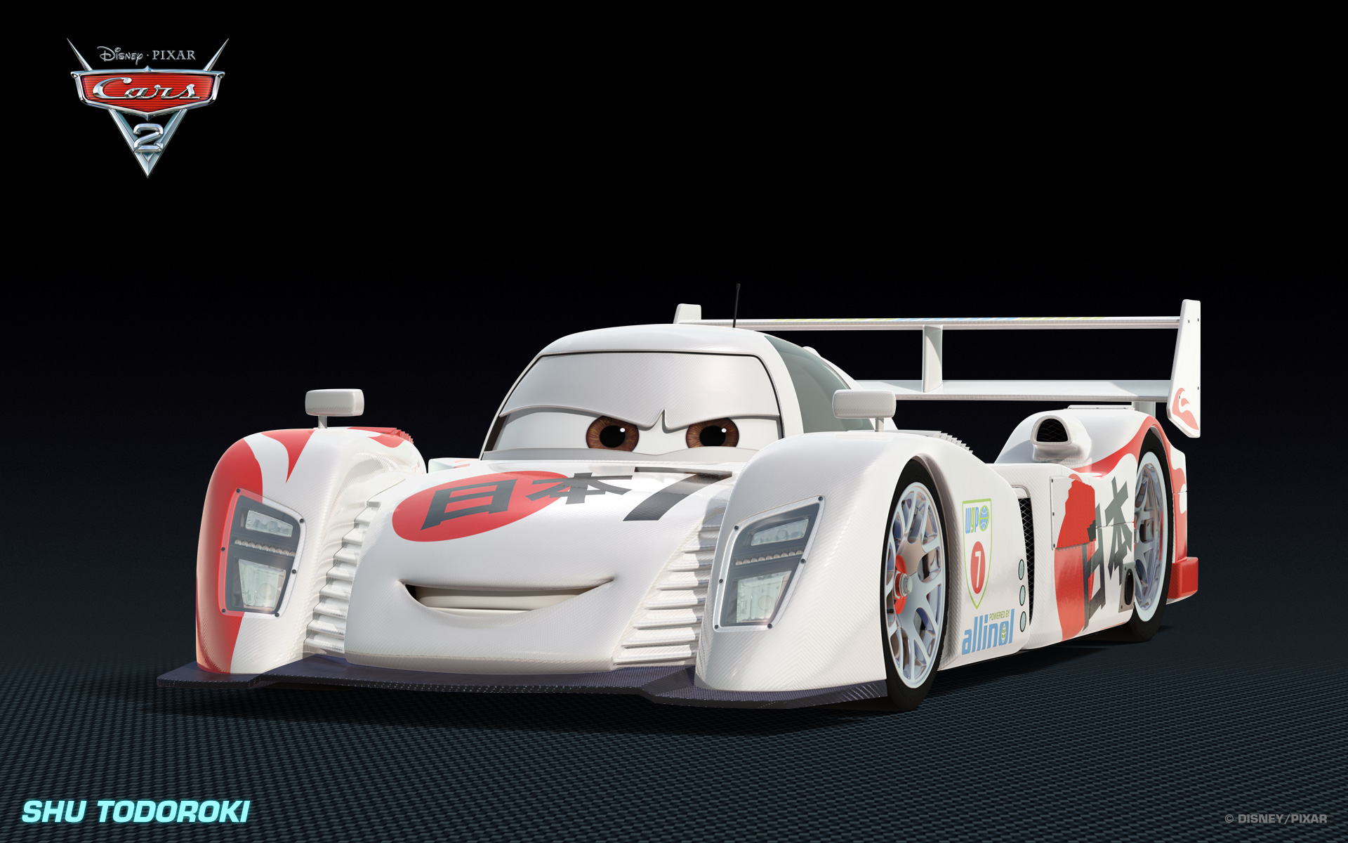 Cars 2 : Shu Todoroki fond ecran Cars 2 : Shu Todoroki