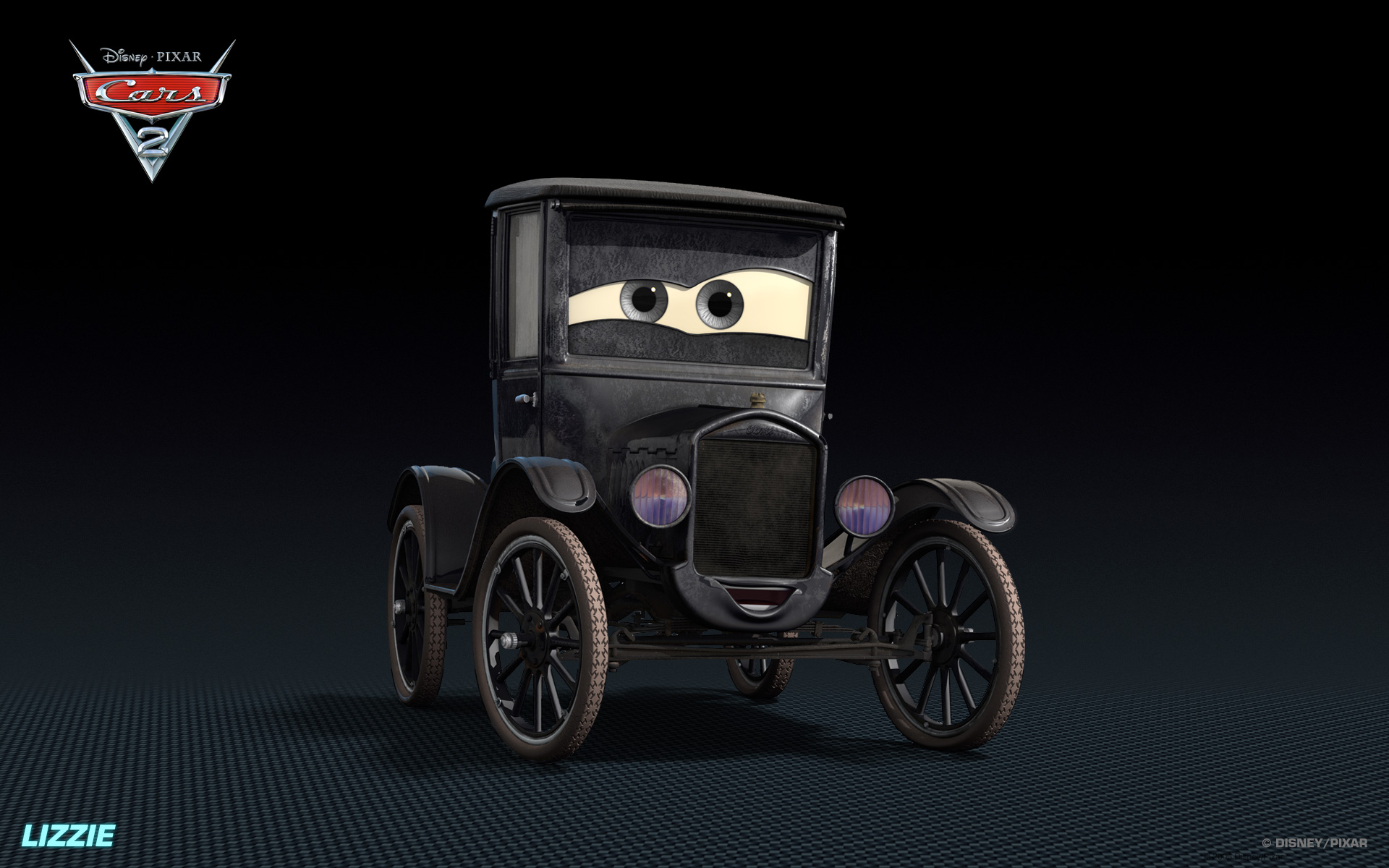 Cars 2 : Lizzie fond ecran Cars 2 : Lizzie