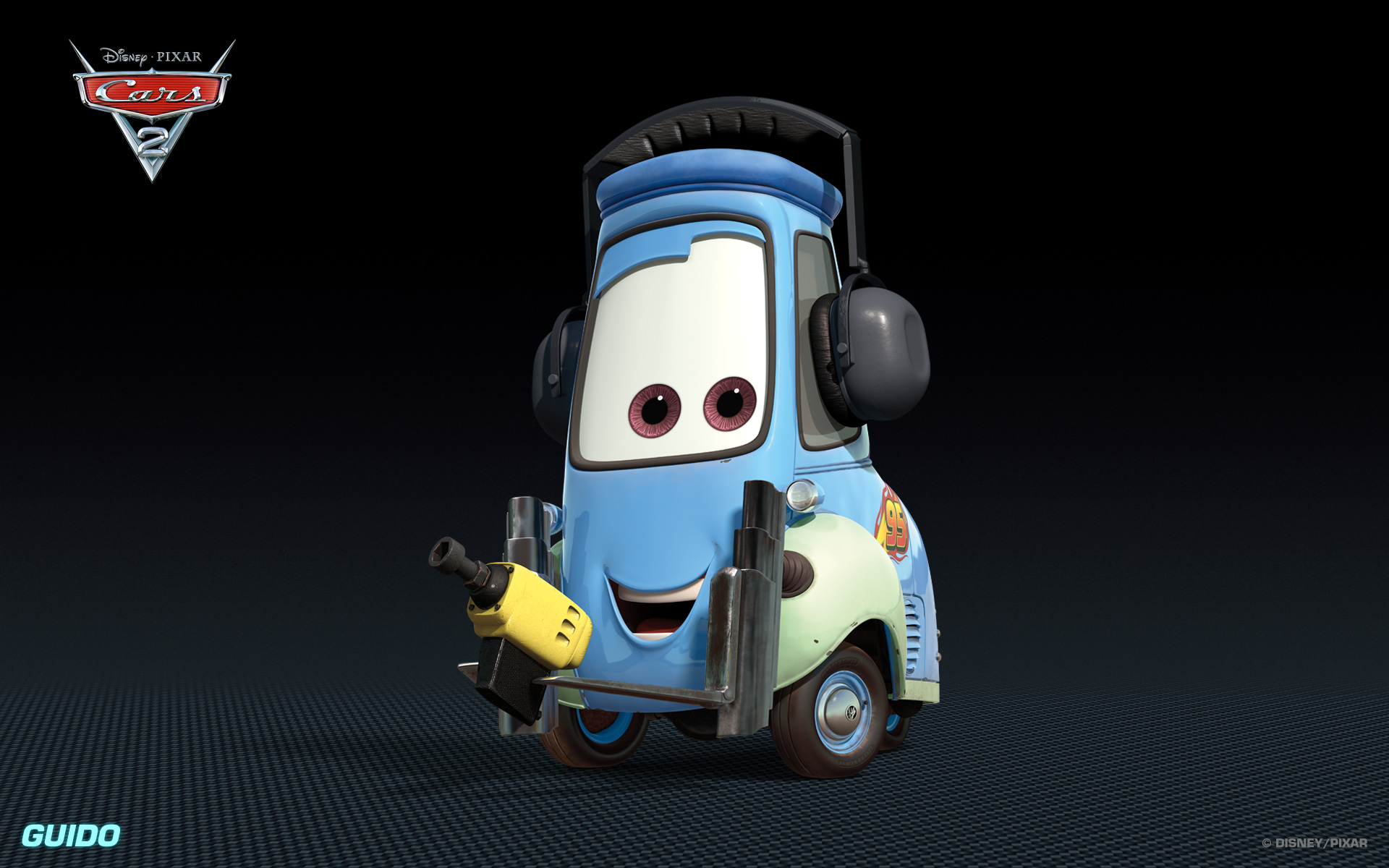 Cars 2 : Guido fond ecran Cars 2 : Guido