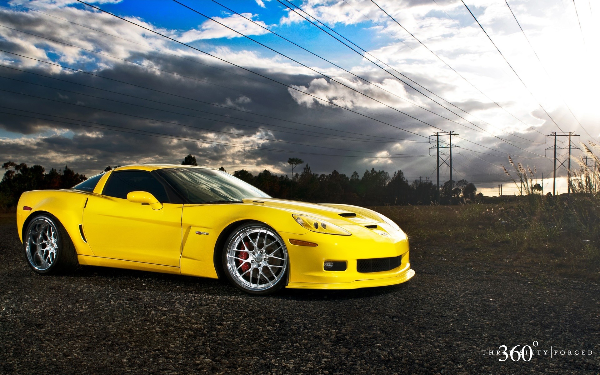 Chevrolet : Corvette fond ecran Chevrolet : Corvette
