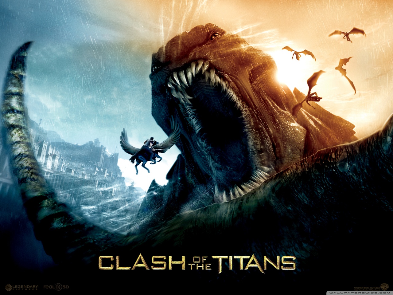 Le Choc des Titans fond ecran Le Choc des Titans