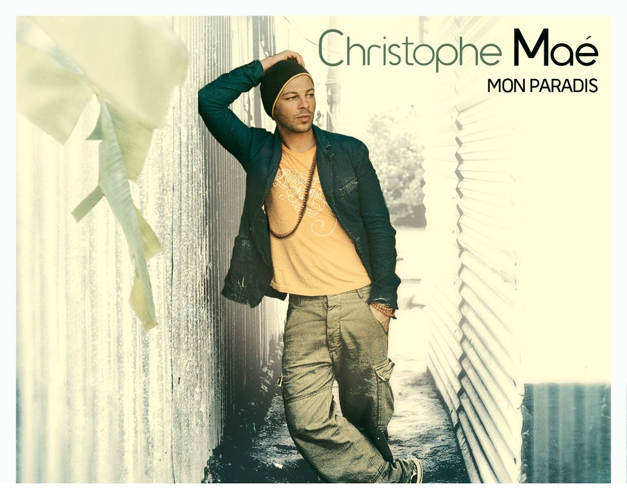 Christophe Maé fond ecran Christophe Maé
