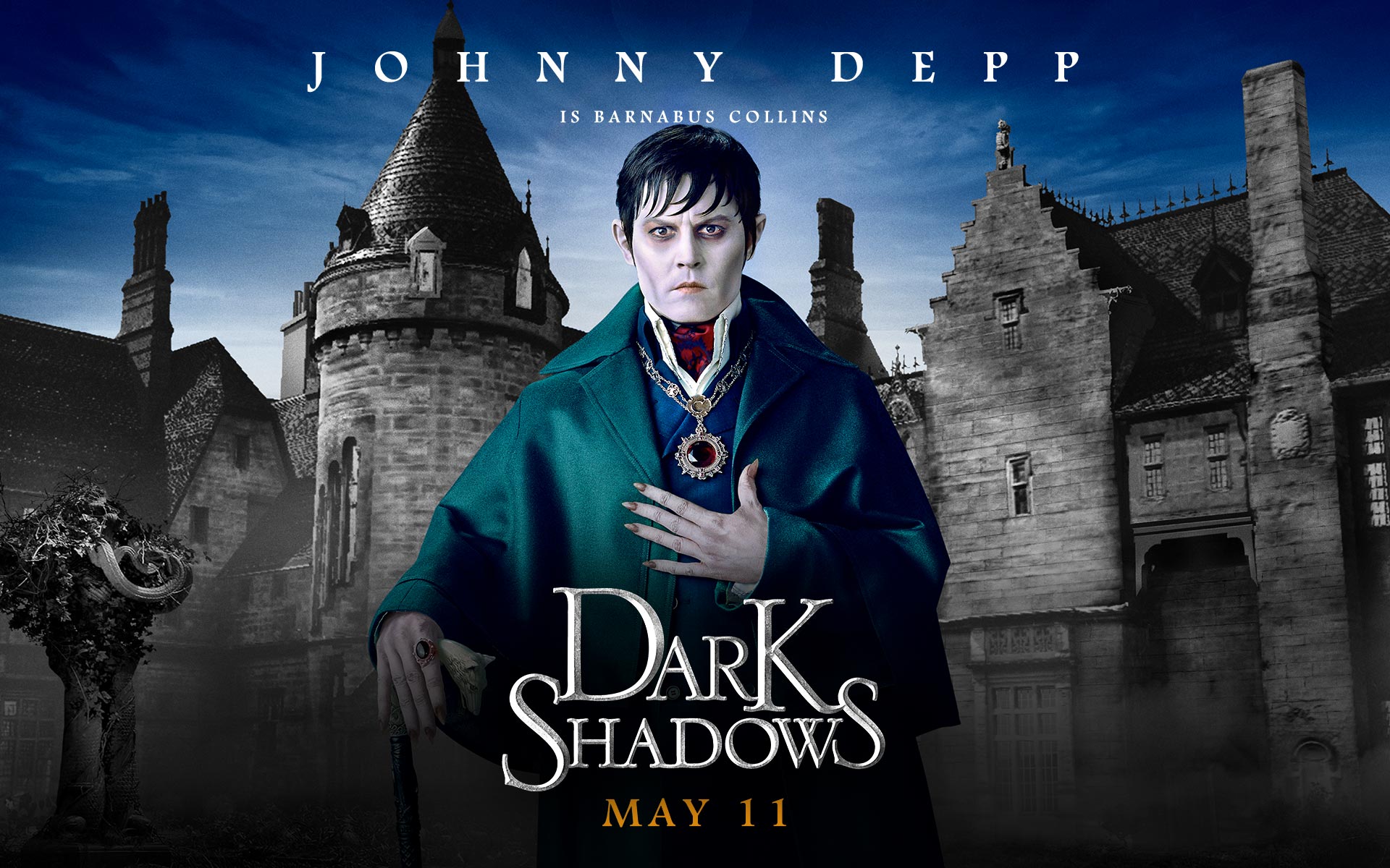 Dark Shadows : Affiche fond ecran Dark Shadows : Affiche