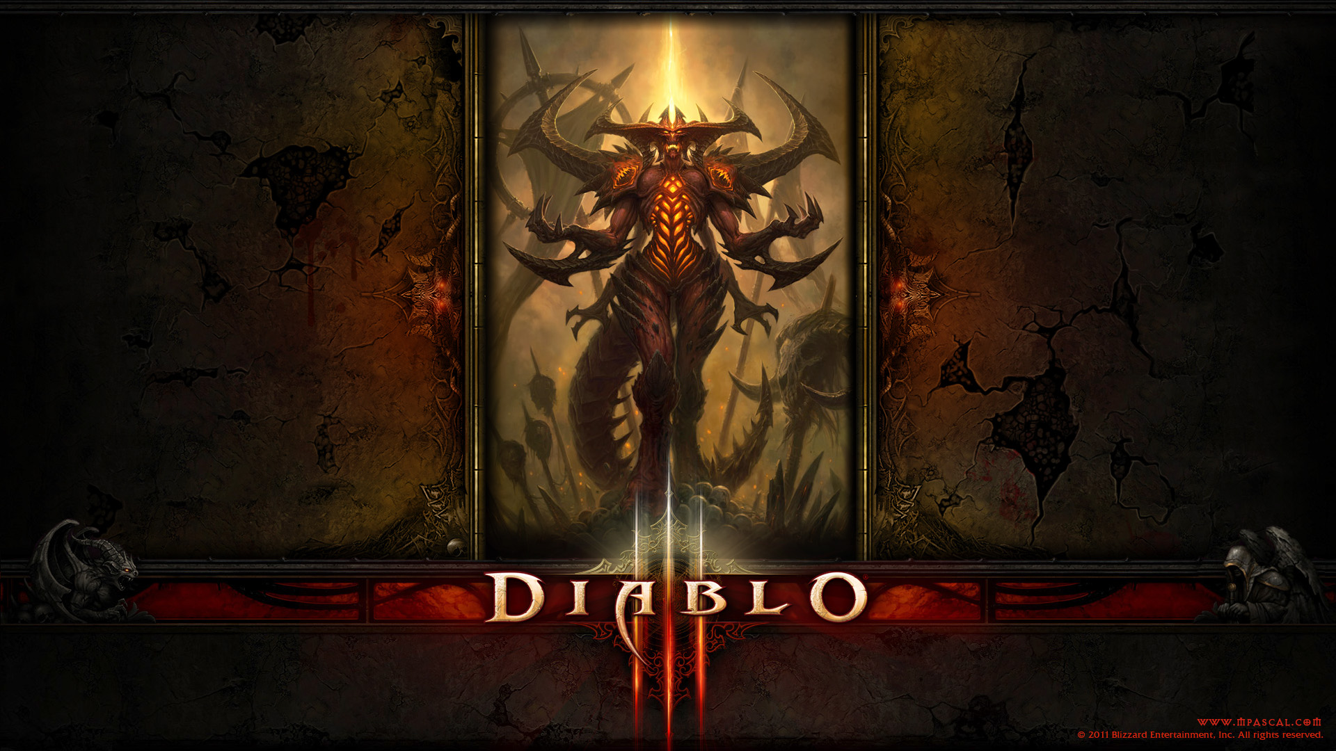 Diablo 3 : Diablo fond ecran Diablo 3 : Diablo