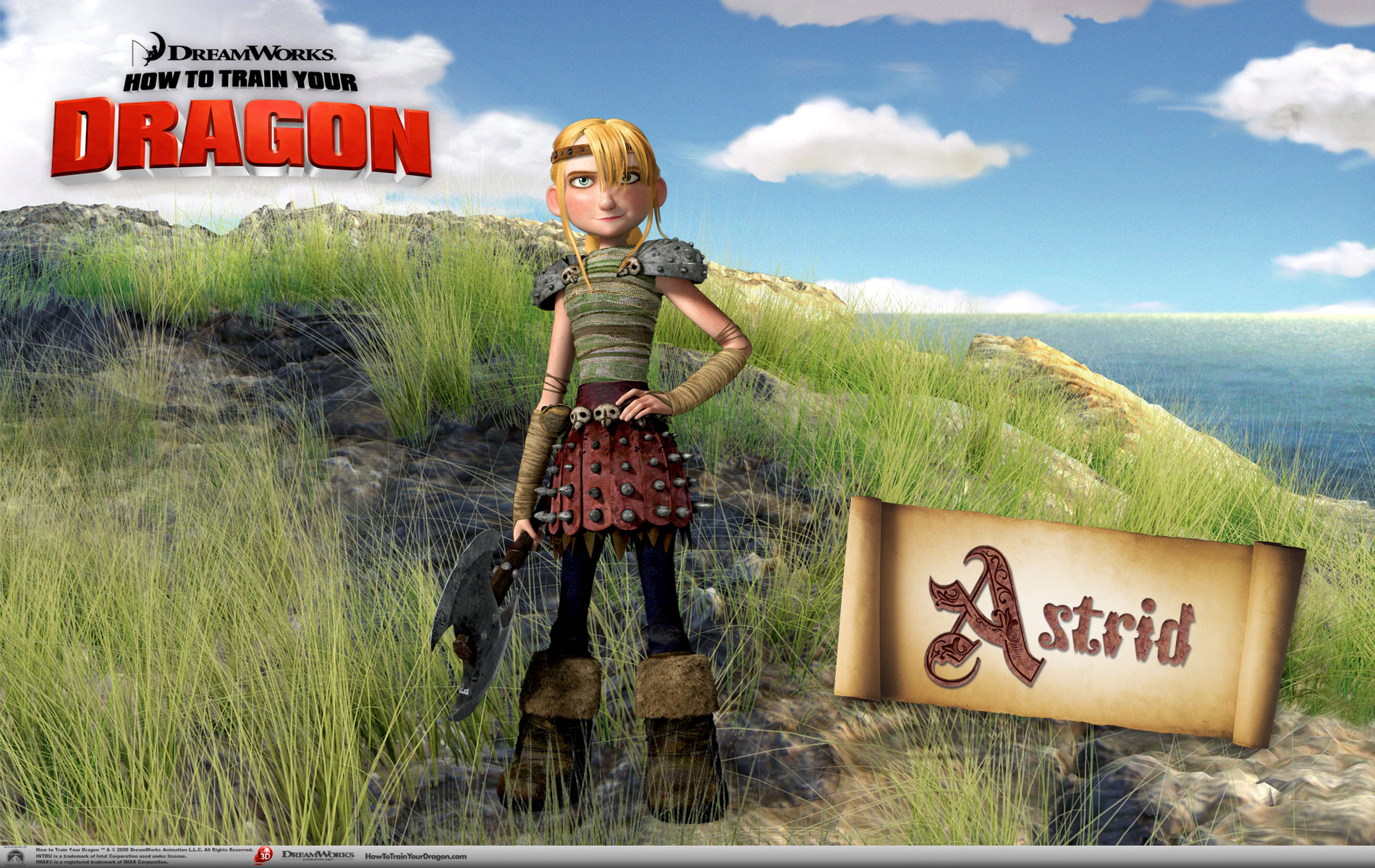 Dragons : Astrid fond ecran Dragons : Astrid