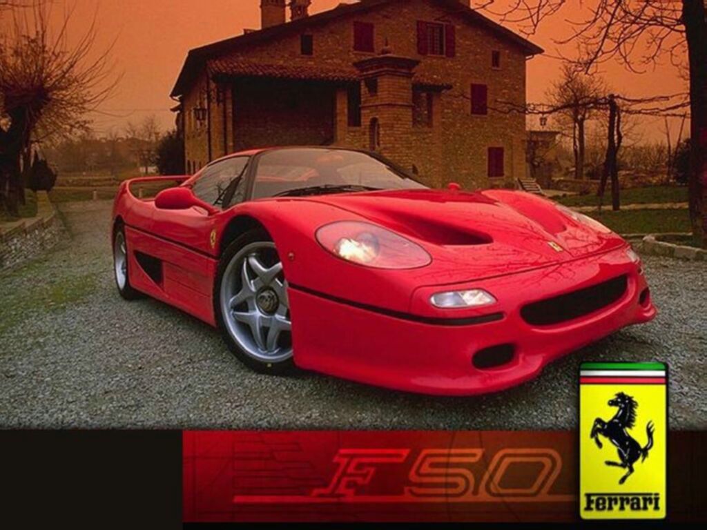 ferrari F50 fond ecran ferrari F50