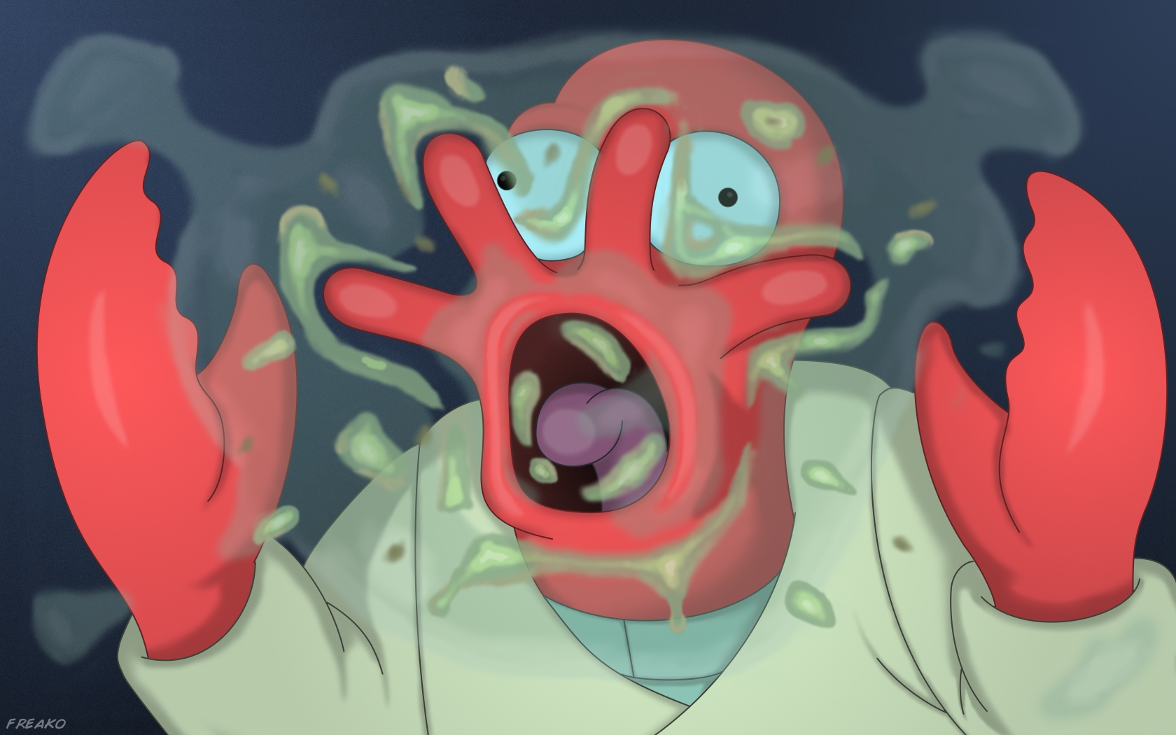 Futurama : Zoïdberg fond ecran Futurama : Zoïdberg