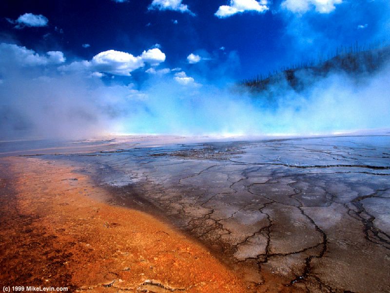 geyser fond ecran geyser