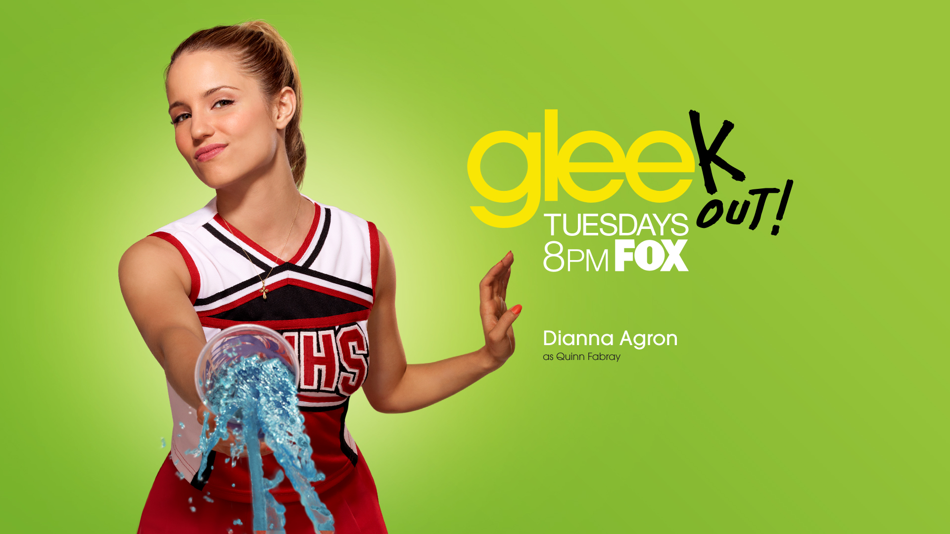 Glee : Quinn fond ecran Glee : Quinn