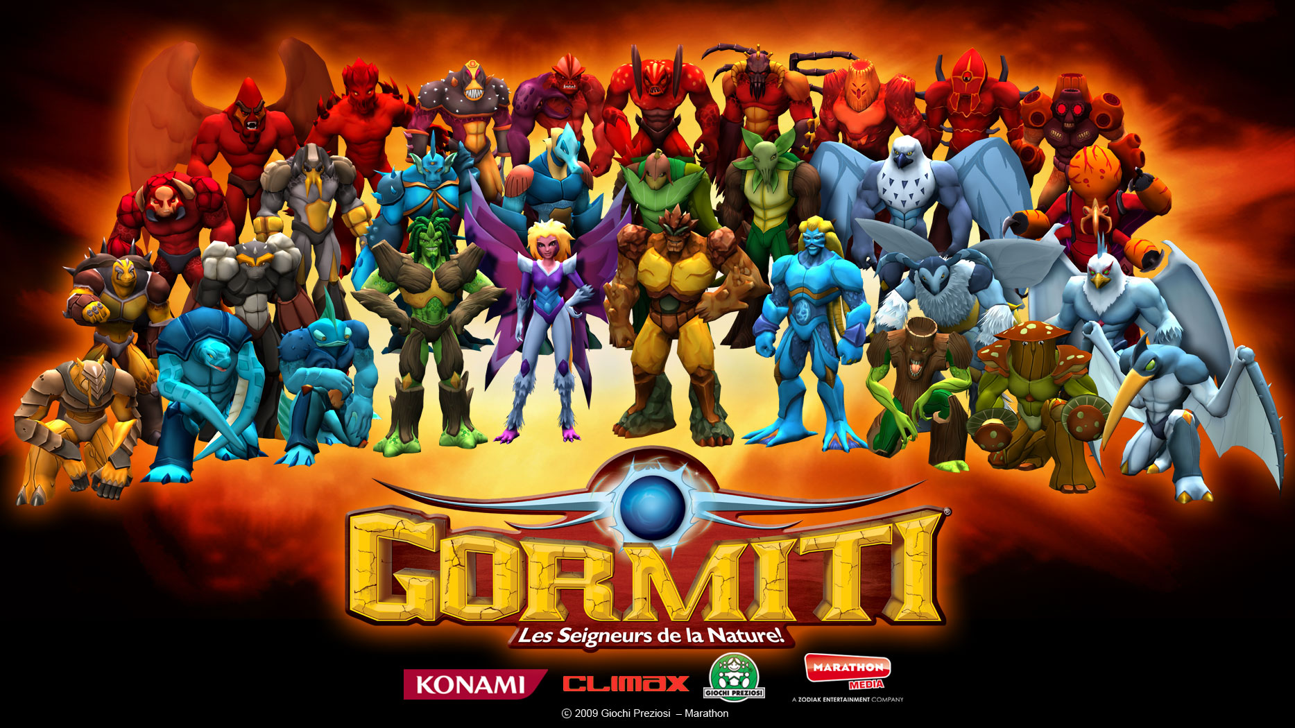 Les Gormiti fond ecran Les Gormiti