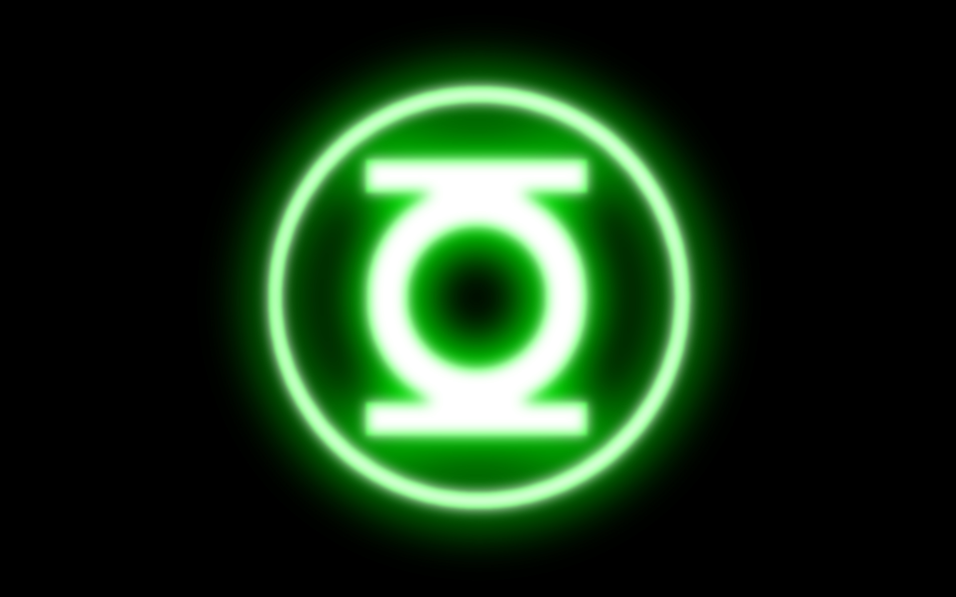 Green Lantern : Logo fond ecran Green Lantern : Logo