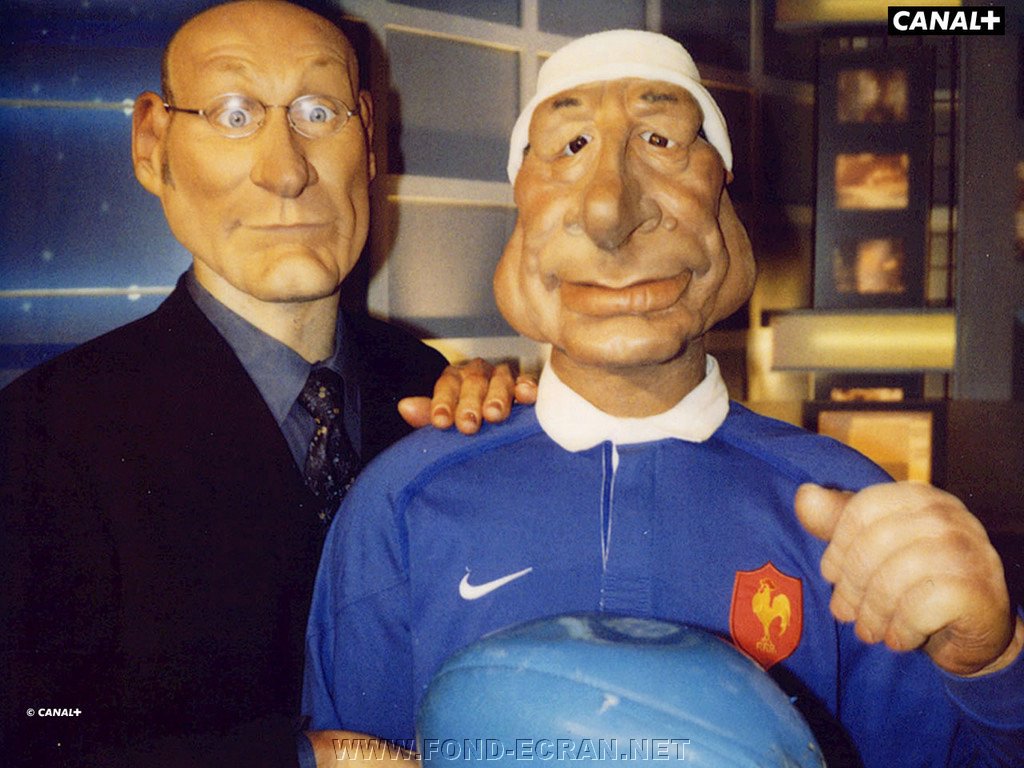 Jacques Chirac et Bernard Laporte fond ecran Jacques Chirac et Bernard Laporte