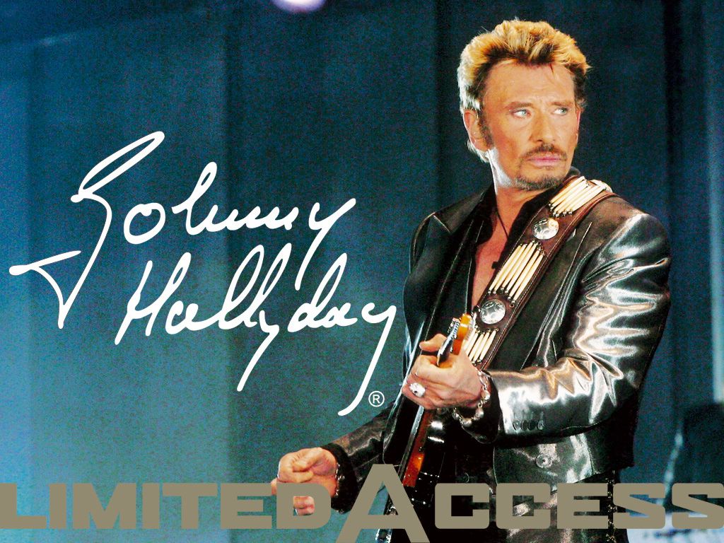 Johnny Hallyday fond ecran Johnny Hallyday