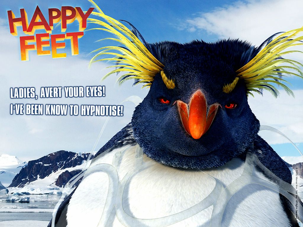 Happy feet fond ecran Happy feet