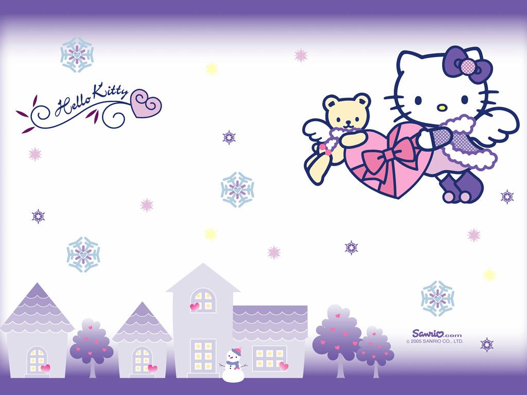 Hello Kitty fond ecran Hello Kitty