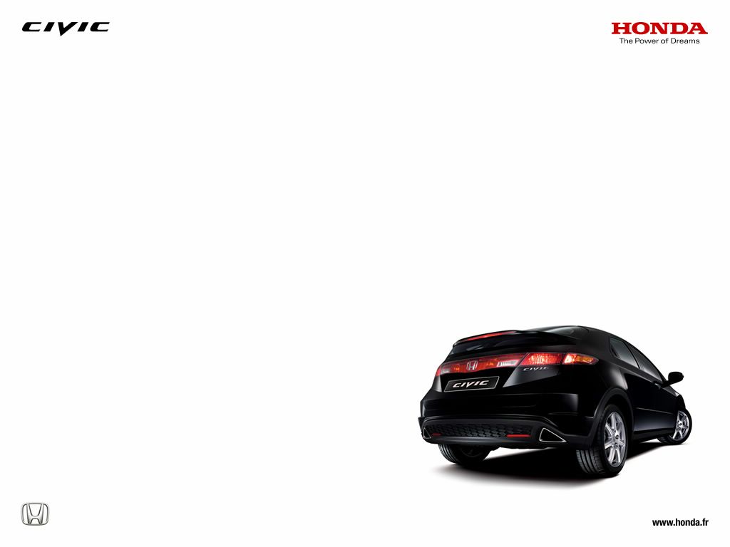 Honda Civic fond ecran Honda Civic