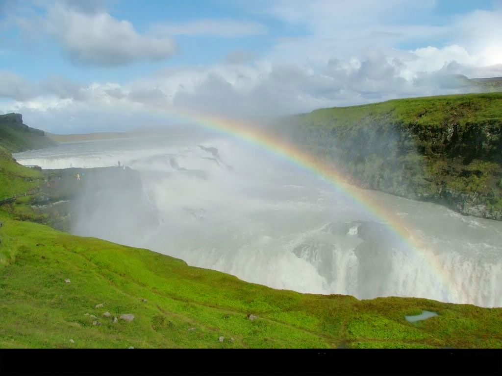 Islande : parc de Gullfoss fond ecran Islande : parc de Gullfoss
