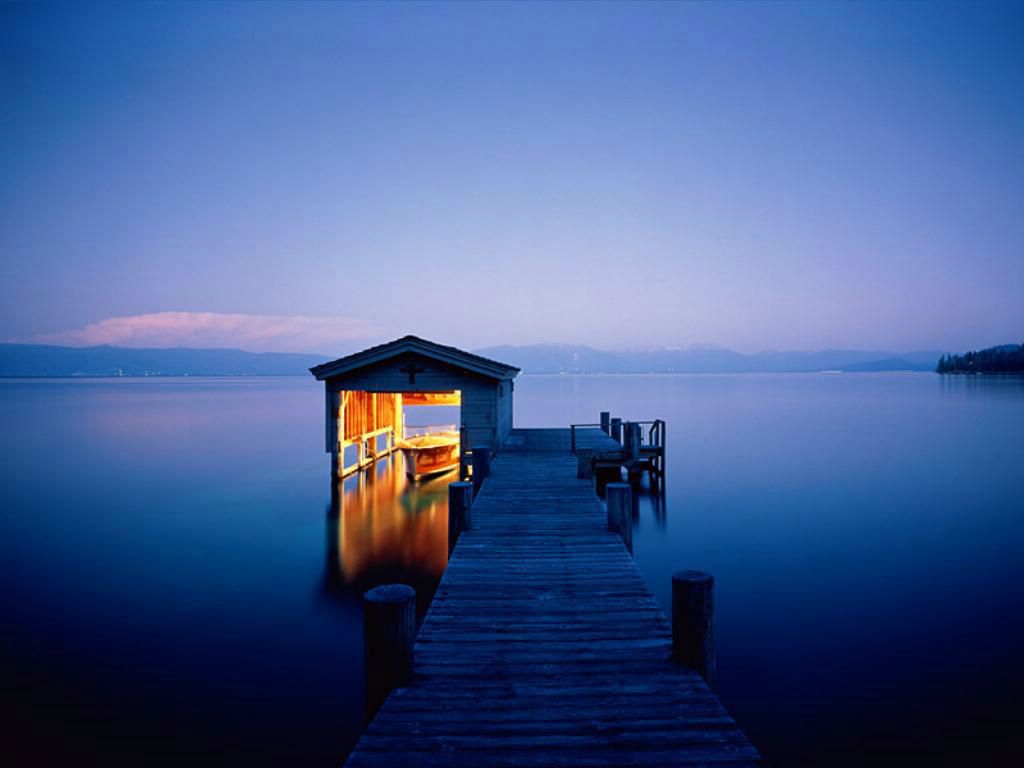 cabane sur un lac fond ecran cabane sur un lac