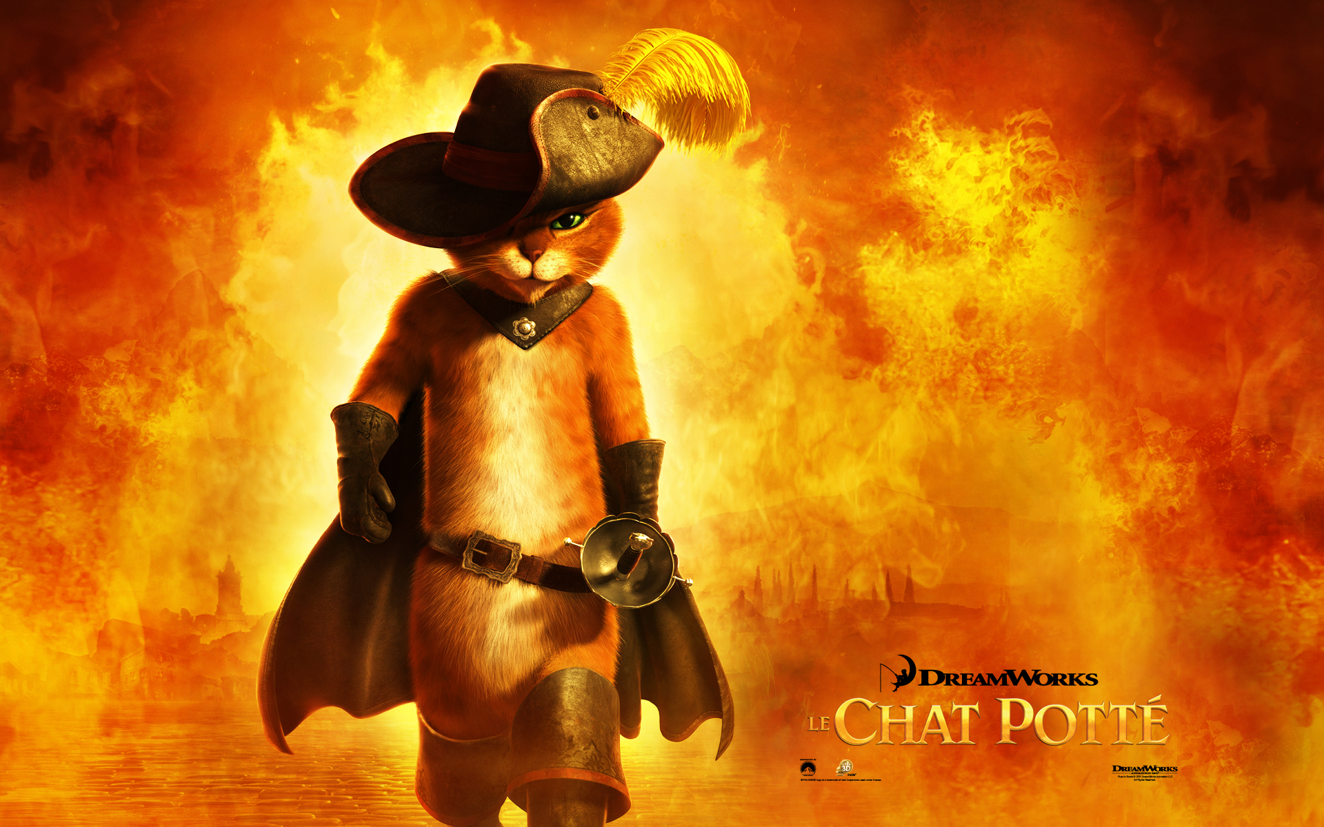 Le Chat Potté : Affiche fond ecran Le Chat Potté : Affiche