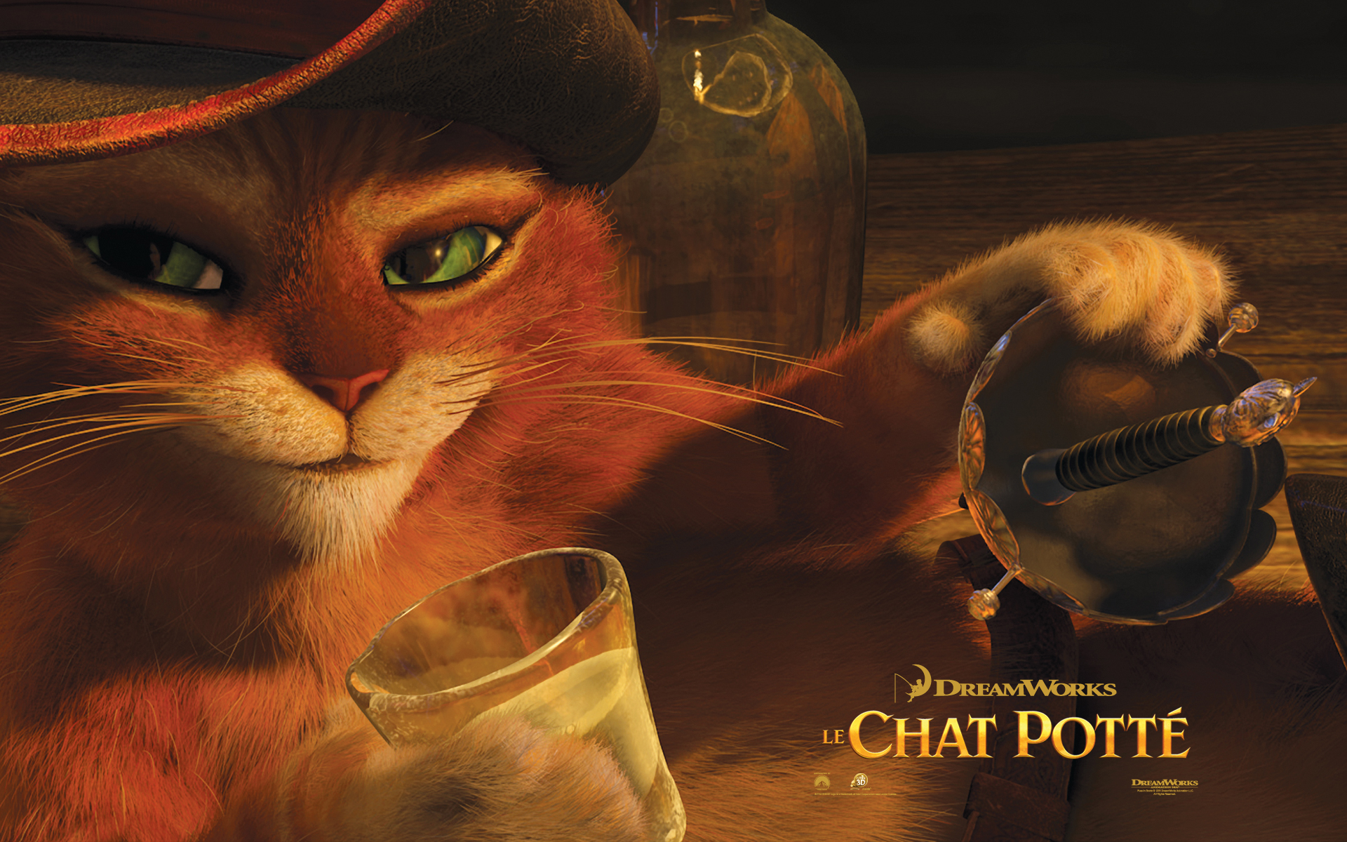 Le Chat Potté : Affiche fond ecran Le Chat Potté : Affiche